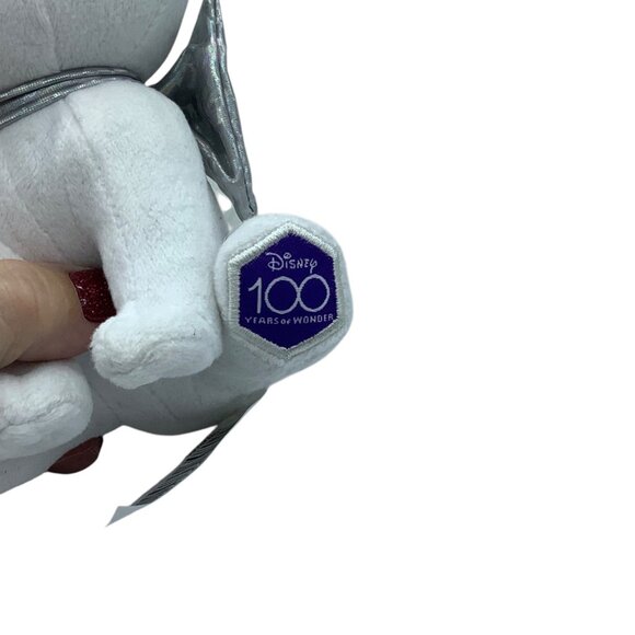 Disney 100 Years Of Wonder Aristocats Marie Plush Stuffed Animal Toy Silver Bow - Picture 2 of 6